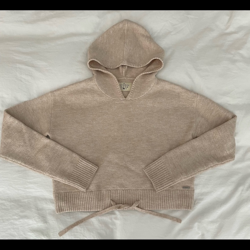 The Normal Brand - crop top sweater hoodie, XS
